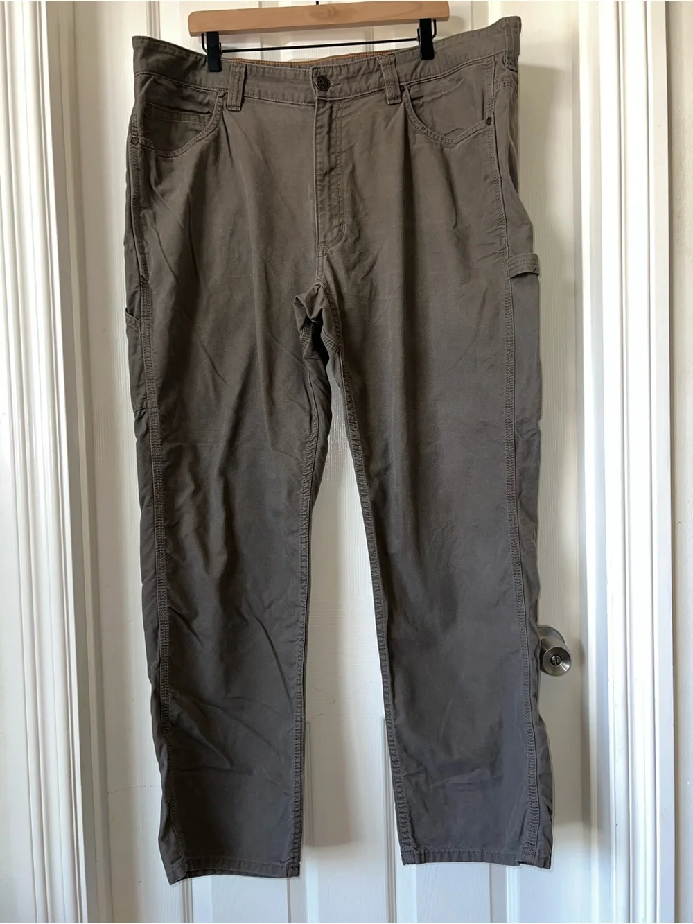 Ridgecut Men’s Gray/ Beige Work Pants, Carpenter, Workwear - Size 42x3